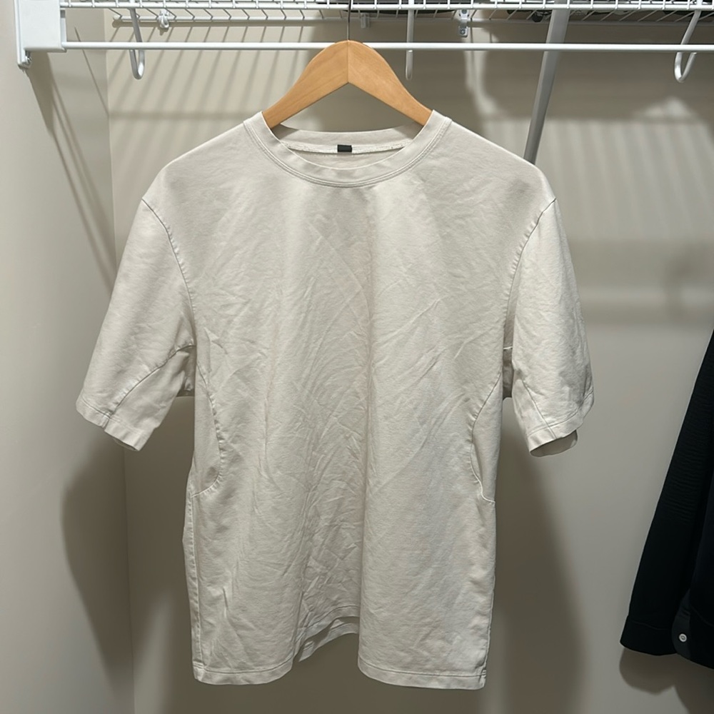 Lululemon Pique Oversized T-Shirt bone medium
